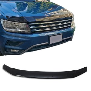 Volkswagen Tiguan Hood Deflector - Omac - Acrylic - Black - '18-'21 Volkswagen Tiguan Hood Deflector - Omac - Acrylic - Black - '18-'21